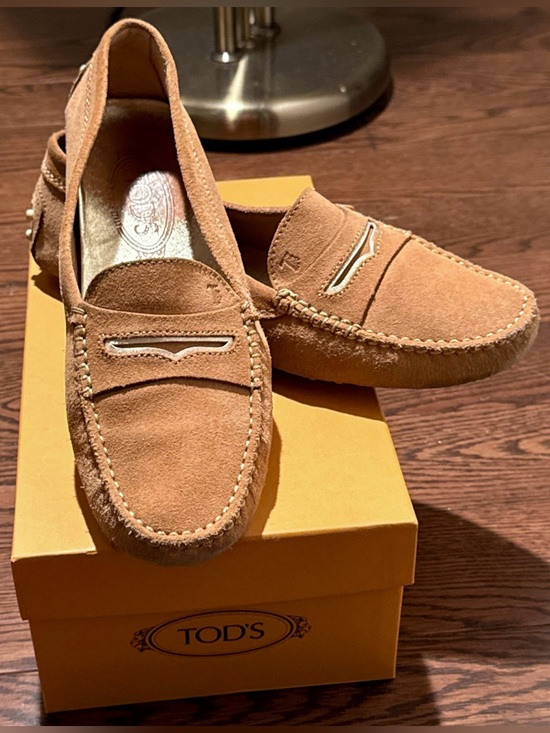 NWT TOD\'S Gommino Leather Loafers in Cognac Brown Size:11 Made In Italy Woman BROWN Gommino Loafers in Leather XXW22L00010N6M42S410  main image 2